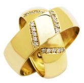 alianca em ouro 18k, 9mm