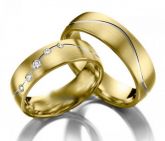 aliança de casamento 6mm largura, friso branco 9 brilhantes