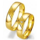 Par de Alianças Ouro 18K 5mm 8 Gramas Casamento